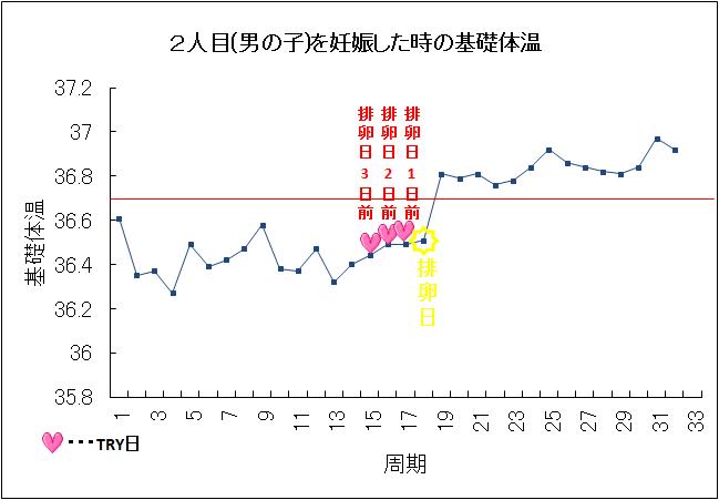 基礎 体温 グラフ 排卵 日